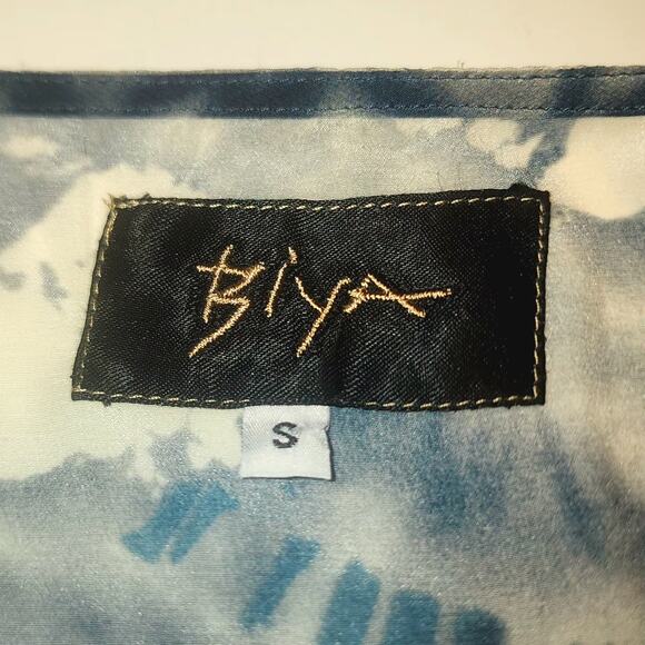 Johnny Was Biya Tunic Watercolor Abstract 100% Silk Oversized Blouse Top - Picture 3 of 6